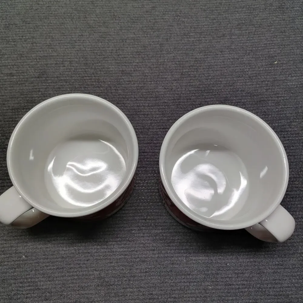 Vintage Campbell's Soup Mugs Set of 2 1998 Campbell Kids Houston Harvest